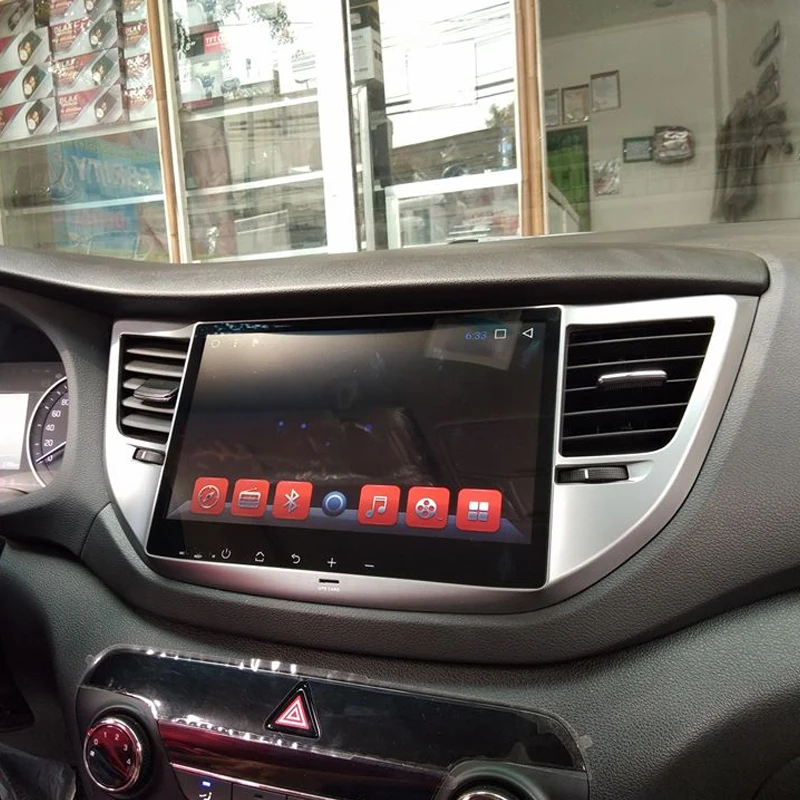 Автомагнитола YAZH 2 Din Android 9 0 для Hyundai IX35/Tucson 2017 с 10 1 дюймовым ISP дисплеем 1024*600 HD/Bluetooth