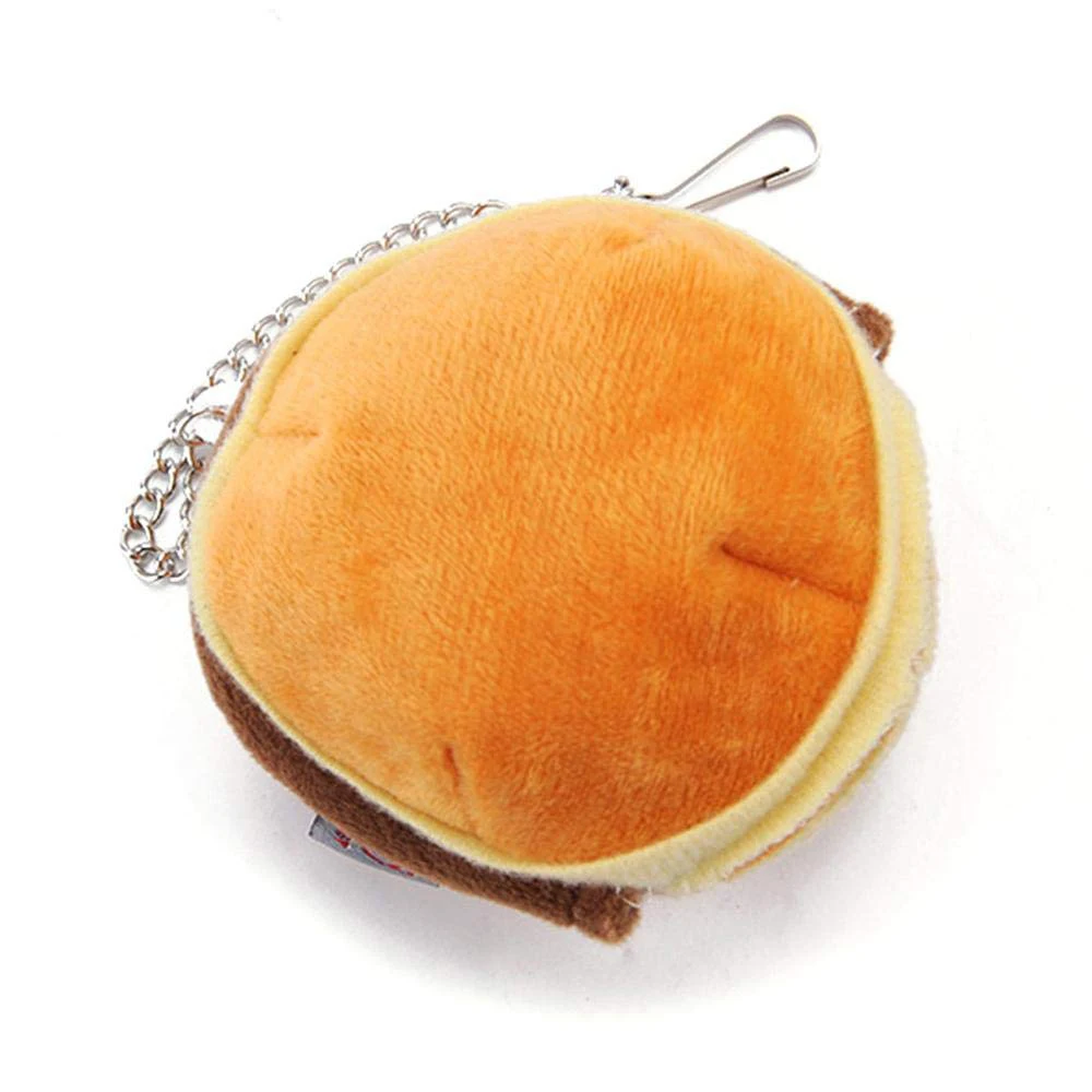 Portable Hang Nest For Small Animals Hamburger Bread Shape Cotton House Hut Winter Warm Pet Hamster Bed | Дом и сад