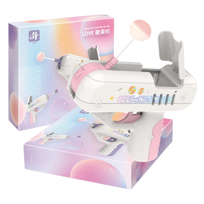 Новый пистолет для леденцов творческая музыка светящиеся конфеты игрушечные