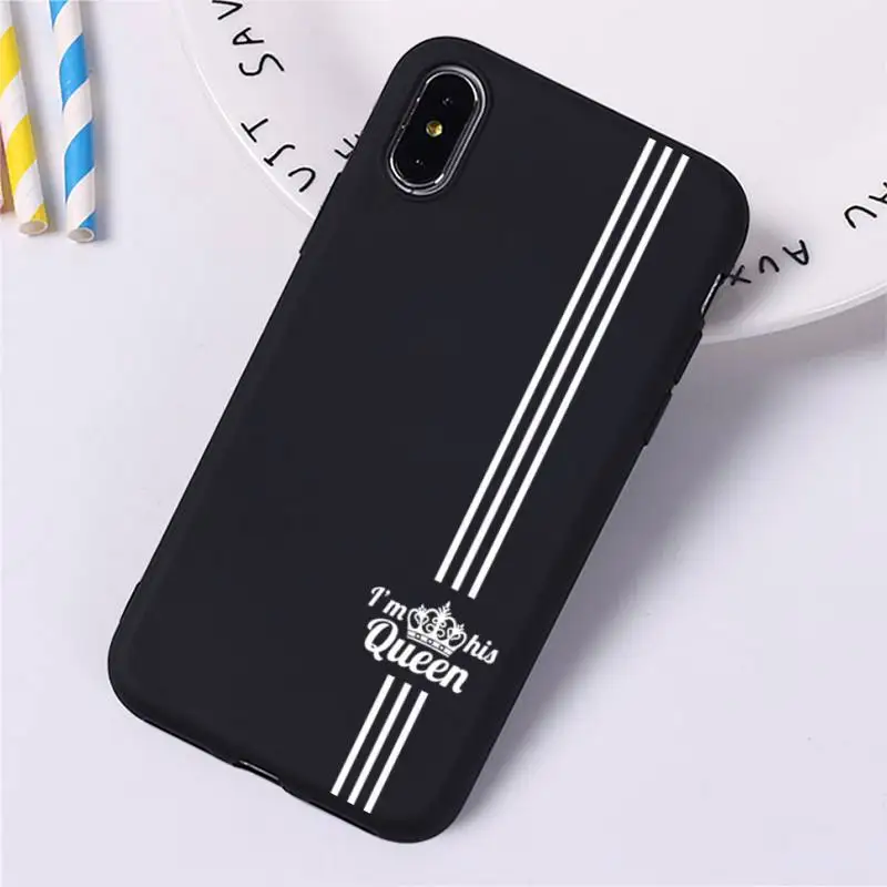 luxury romantic king queen phone case for iphone 12 pro max mini 11 pro xs max 8 7 6 6s plus x 5s se 2020 xr case free global shipping