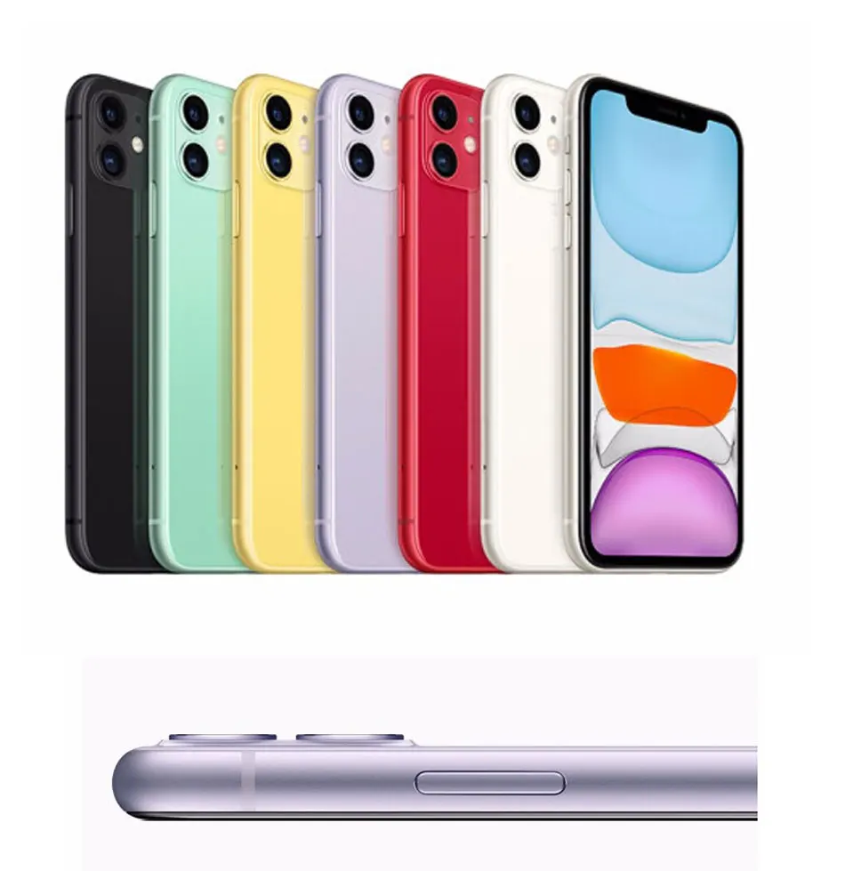 Apple iphone 11 A2223 мобильный телефон 6," 4 Гб ОЗУ 128 Гб ПЗУ шестиядерный iOS 13 IP68 Водонепроницаемый двойной SIM 3046 мАч смартфон
