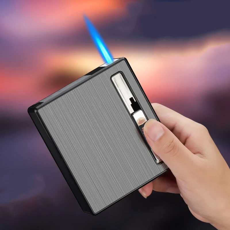 Многофункциональный чехол для сигарет с зажигалкой ветрозащитный фонарь