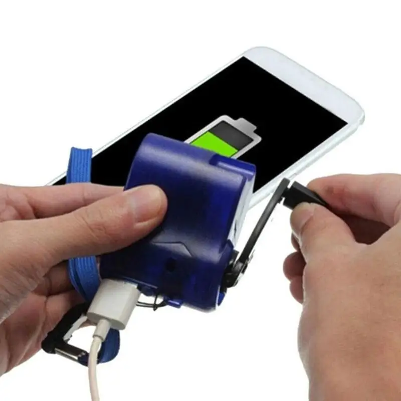 Открытый аварийный мобильный телефон зарядное устройство USB зарядка рукоятка