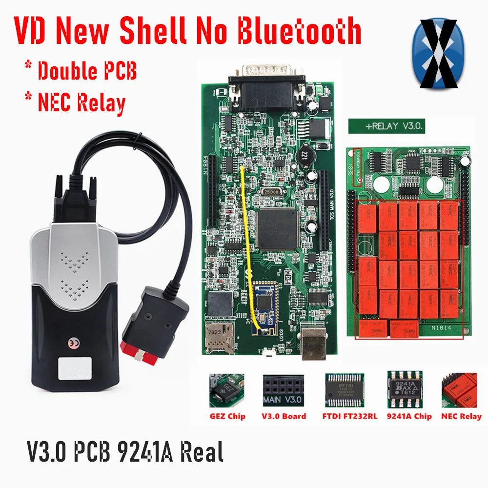 

Реле Multidiag Pro V2017.R3 с бесплатным генератором ключей, зеленая двойная печатная плата Bluetooth V3.0, реле NEC 9241A, для автомобилей/грузовиков, CDP TCS PRO VCI ...