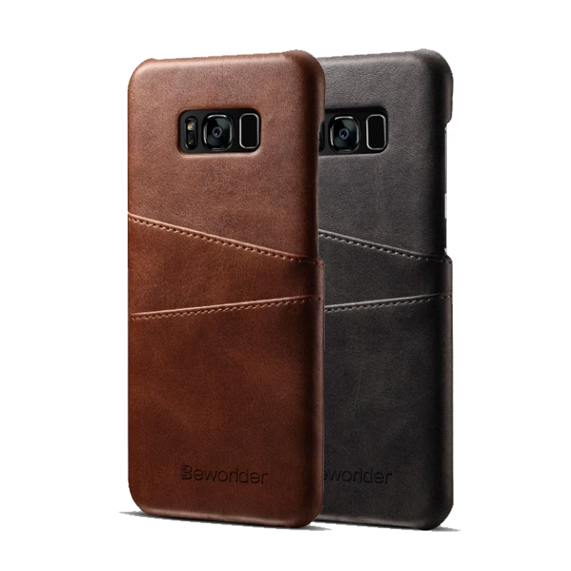 Чехол из искусственной кожи для Samsung S8 Plus чехлы S8Plus с отделением карт жесткие