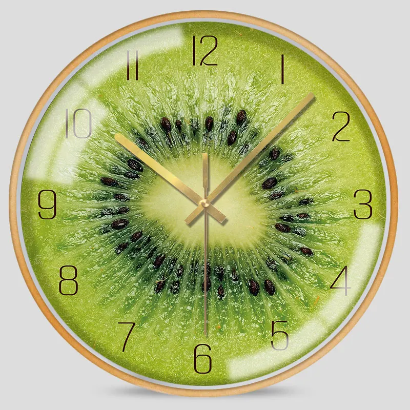 Часы настенные кварцевые в скандинавском стиле тихие металлические современные