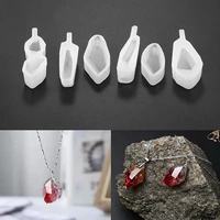 crystal pendant silicone molds earrings necklace pendant epoxy resin craft mould for diy jewelry making findings tools supplies