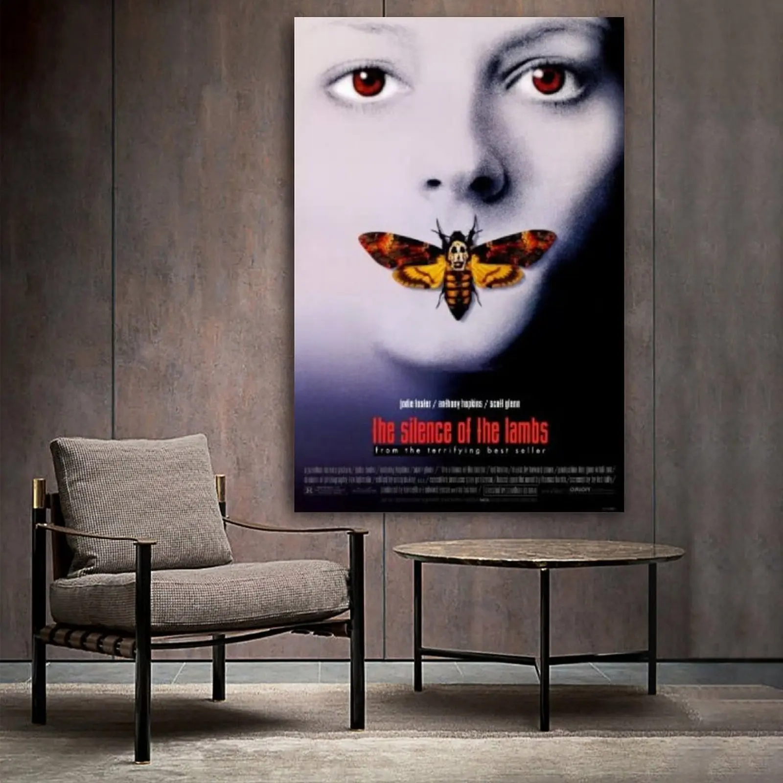 

Silence of The Lambs Poster Movie Prints Painting Nordic Decoration Living Room Home Decor