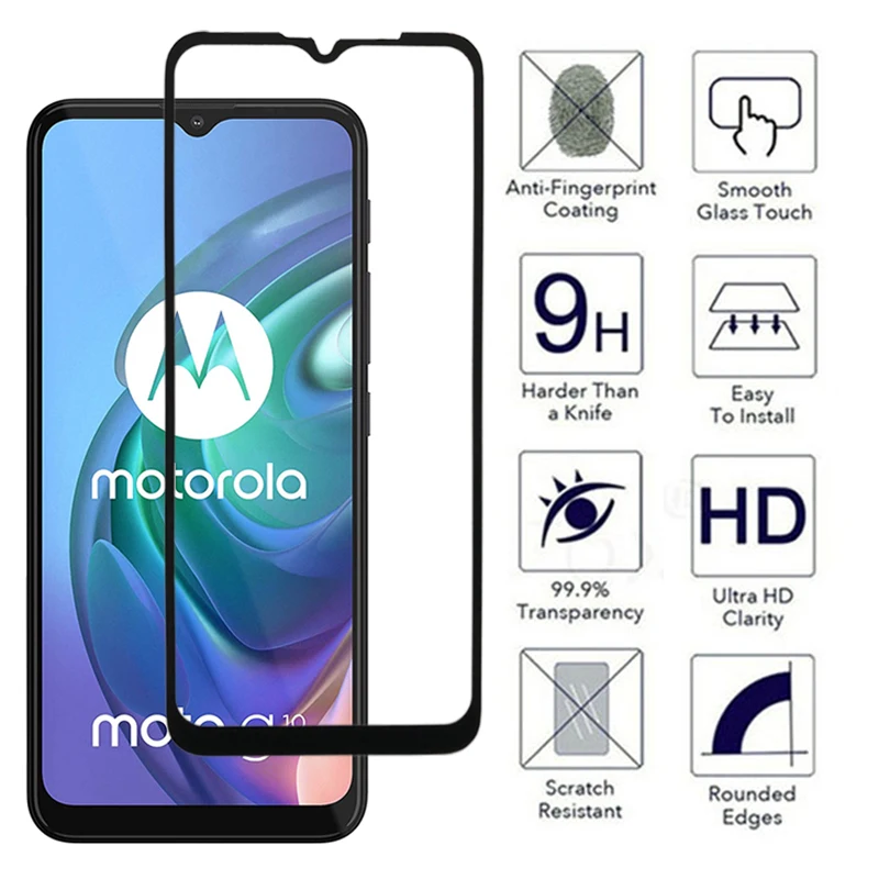 Tempered Protective Glass For Motorola Moto G10 G30 G50 G9 Plus Play Moto One Vision Action Hyper E7Plus E 2020 Screen Protector