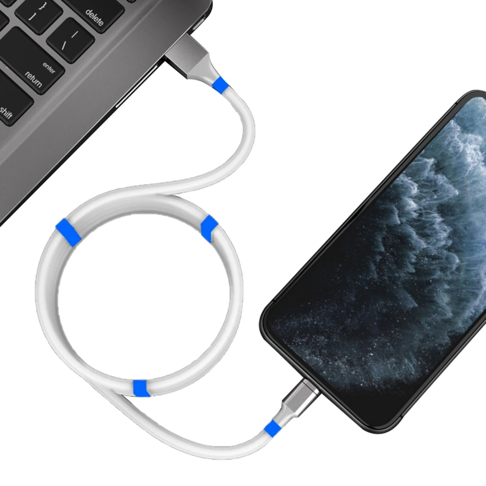 Магнитный кабель для передачи данных высокоскоростной USB быстрой зарядки Android