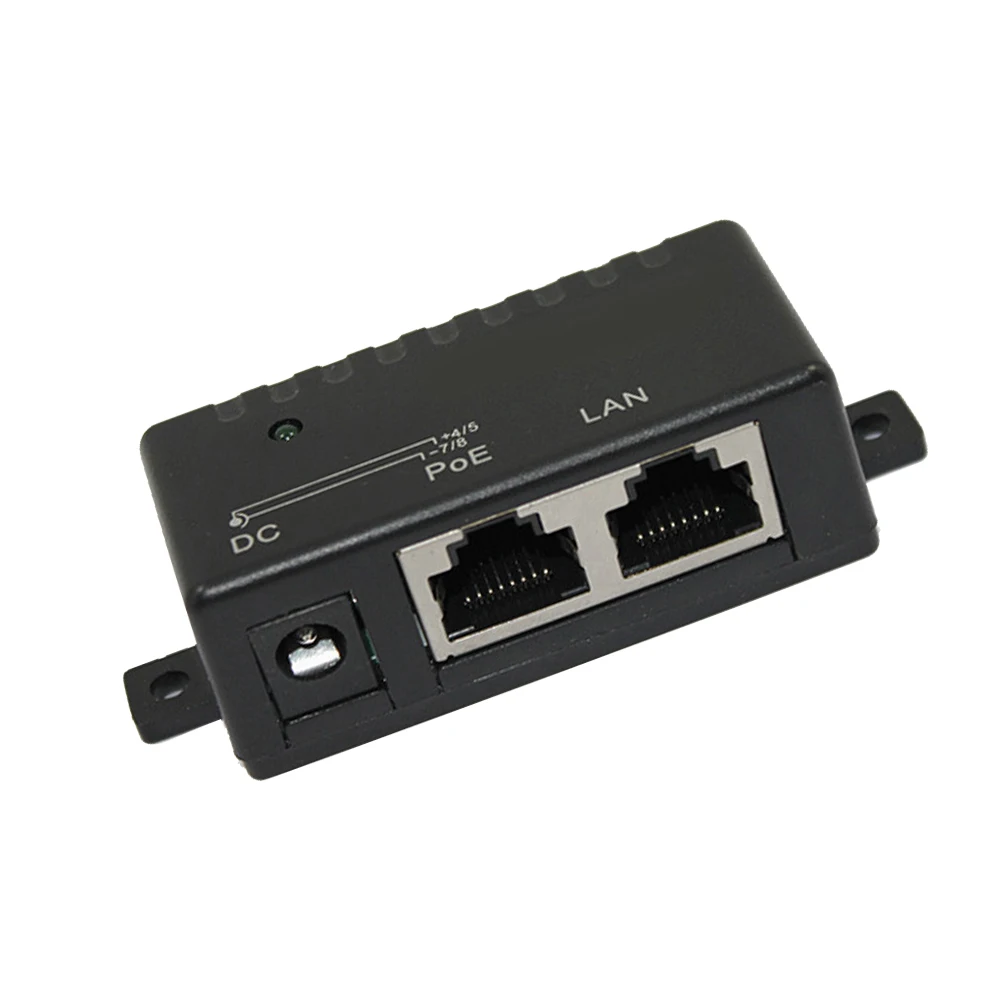 100Mbps 5V 12V 24V 48V/1A POE Injector Power Splitter for IP Camera Adapter Module Accessories | Безопасность и защита