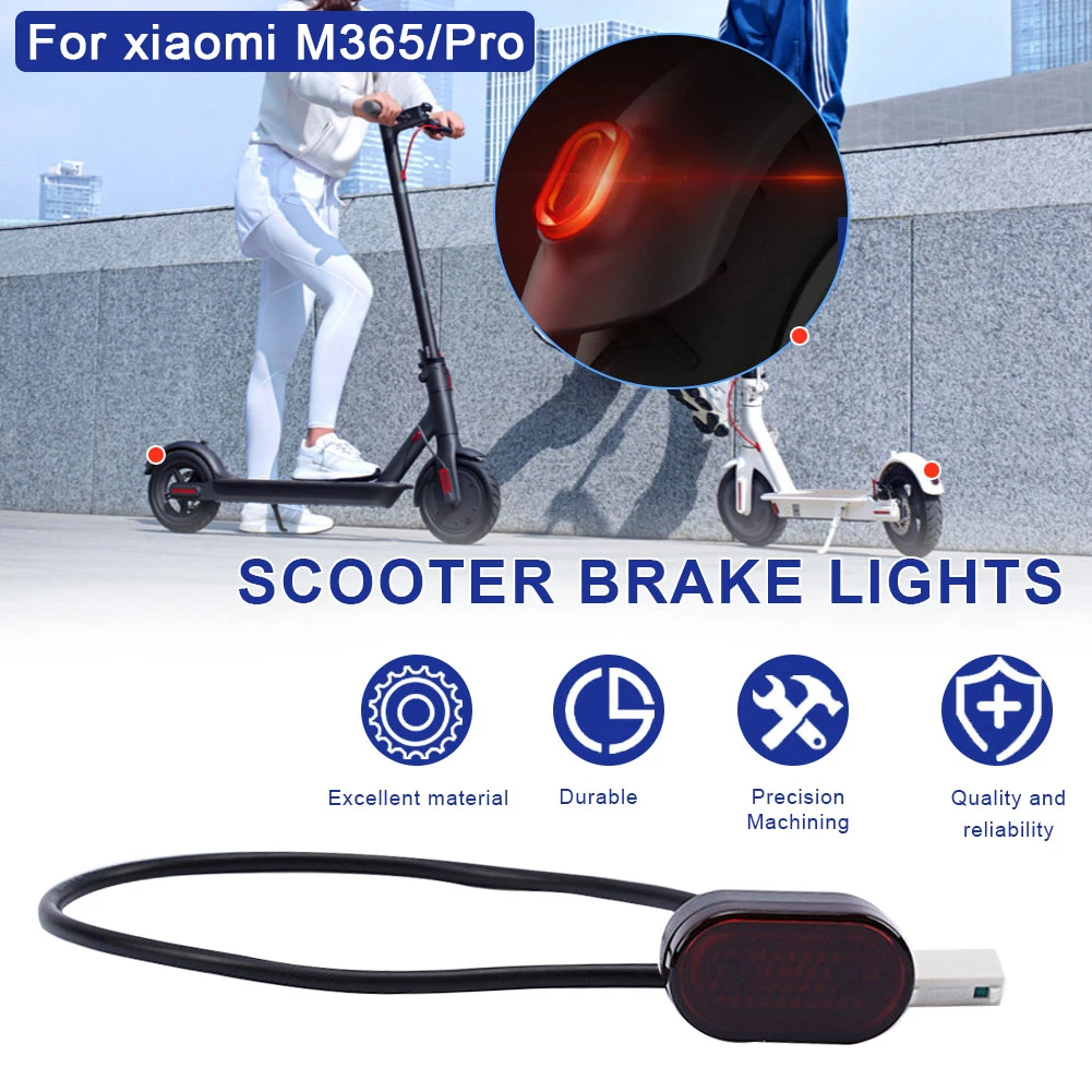 

Suitable for Xiaomi M365 Scooter Original Rear Tail Light Fireproof Material with Chip Tail Light Original Rear Tail Light