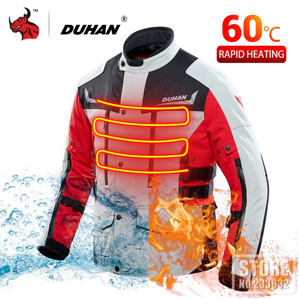 

Зимняя мотоциклетная Куртка, зимняя Куртка С Подогревом, Мужская водонепроницаемая Куртка С USB, инфракрасная мотоциклетная электрическая т...