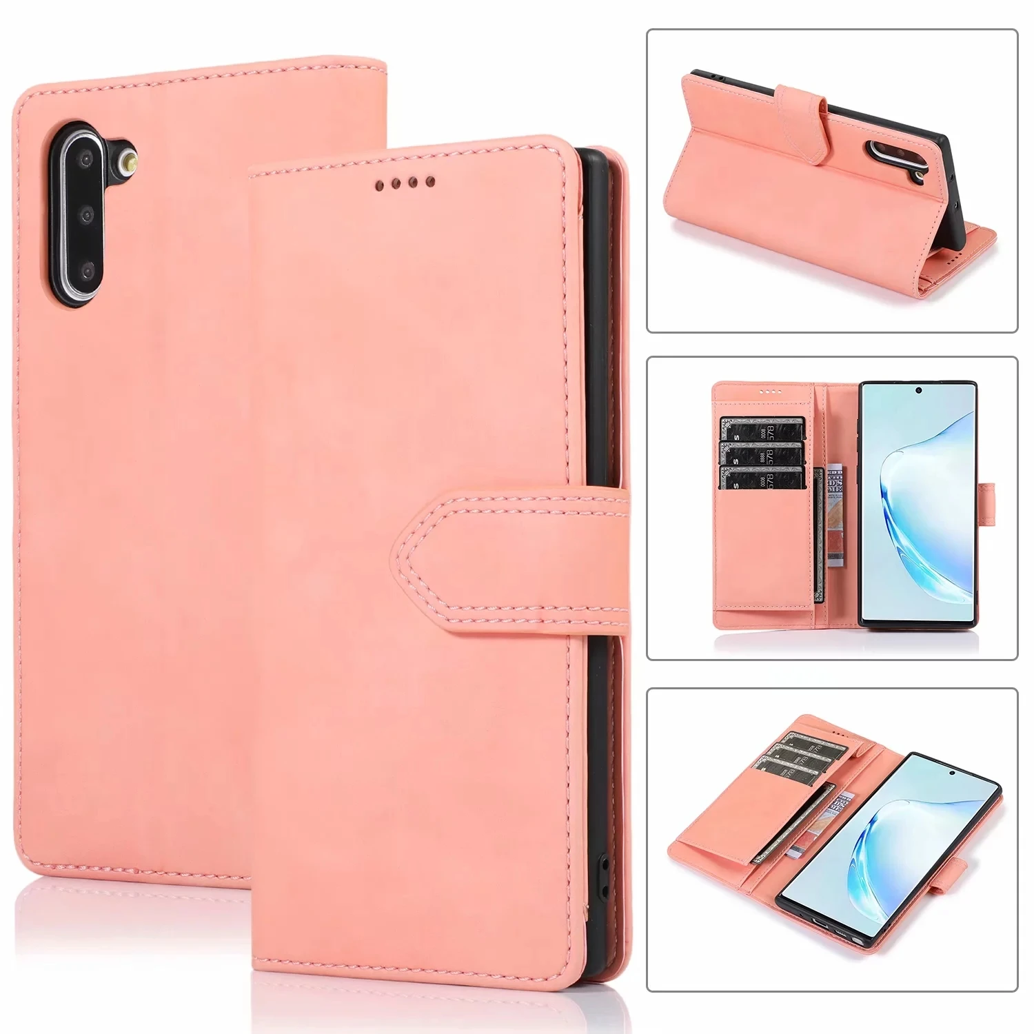 Кожаный чехол для samsung Galaxy Note 9, 10 лет, S10 e S9 S8 плюс A10 A20 A20E A30 A40 A50 A70 A50S Магнитный чехол-книжка с отделениями для карт и сумка-чехол