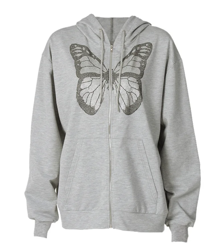 Женский пуловер с длинным рукавом Повседневный оверсайз в готическом стиле