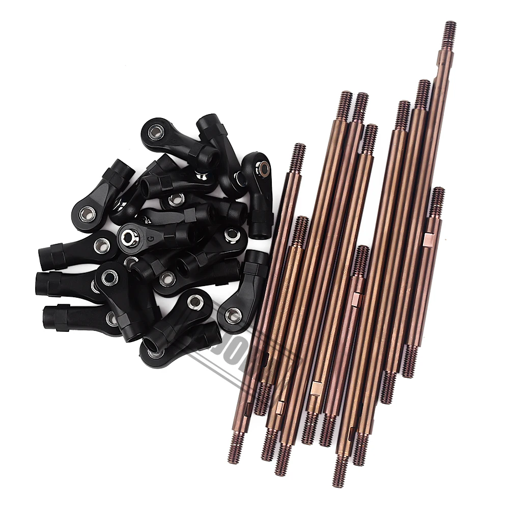 10 шт./компл. набор металлических разобранных звеньев INJORA пластиковый стержень