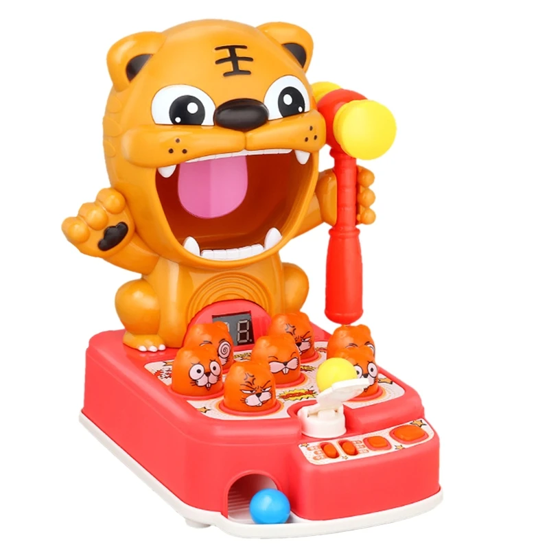 57EE тигровый молотковый хомяк Интерактивный Обучающий пазл Детский для раннего