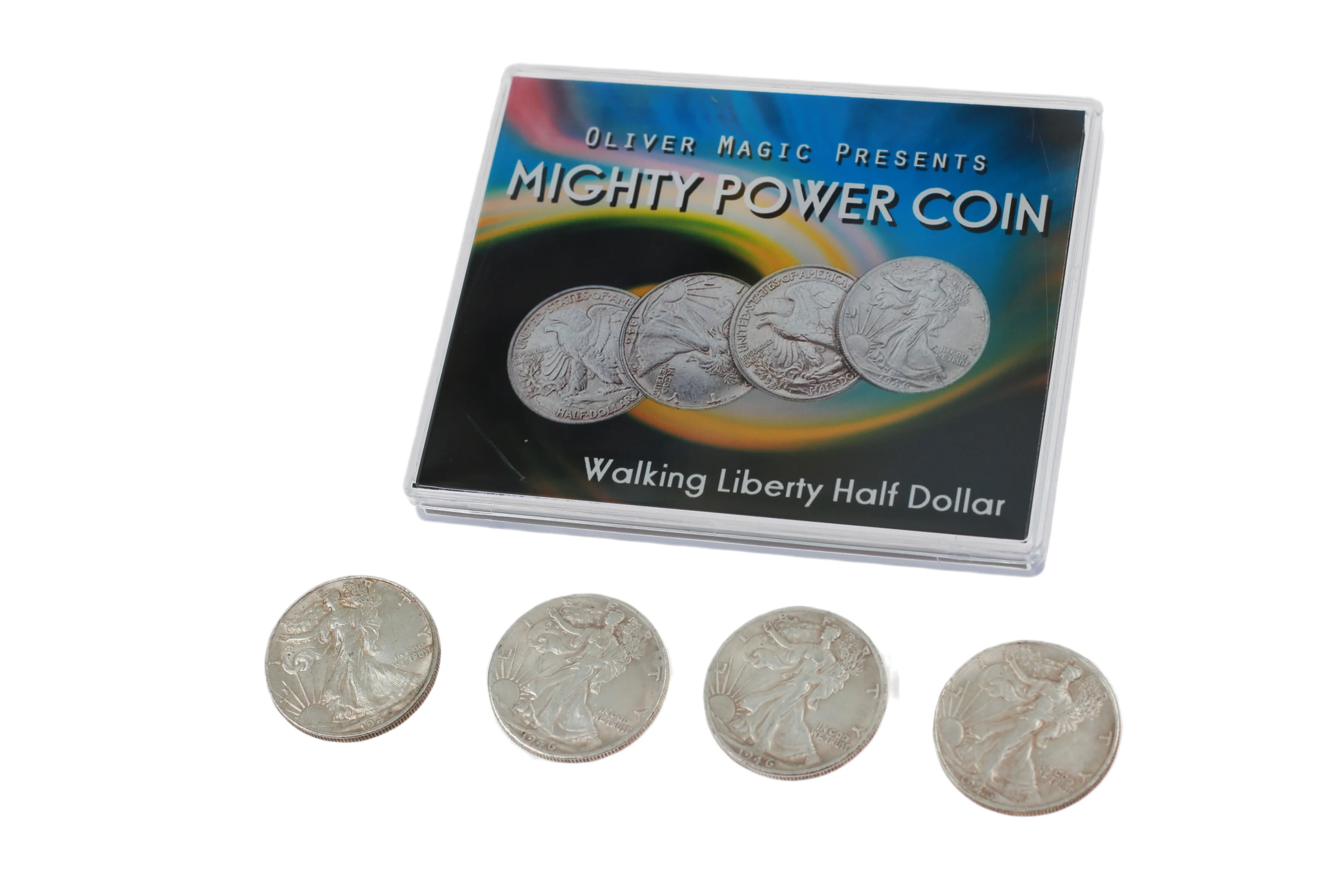 Монета Mighty Power Coin (Walking Liberty Half Dollar) от Оливера волшебные фокусы реквизиты