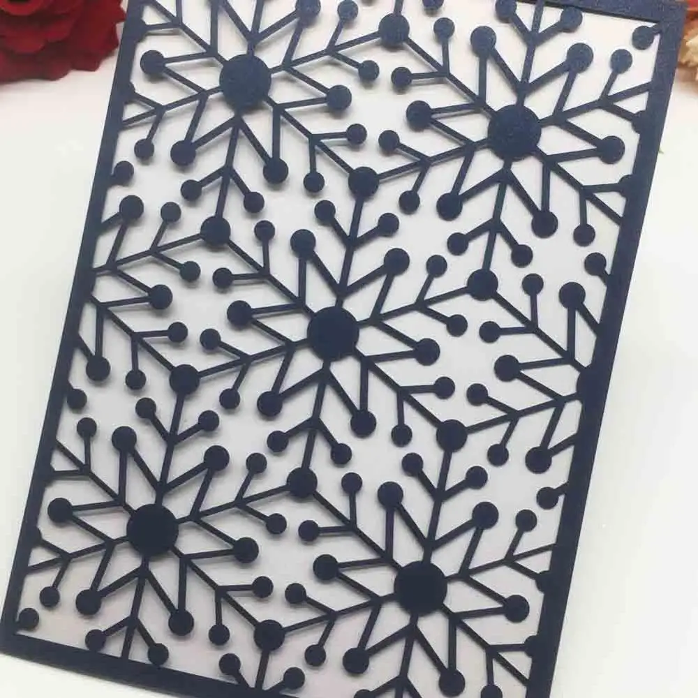

100pcs/lot Dark Gold Laser Cut Wedding Card With Snowflake Design Wedding Invitations Birthday Party Invitation Cards
