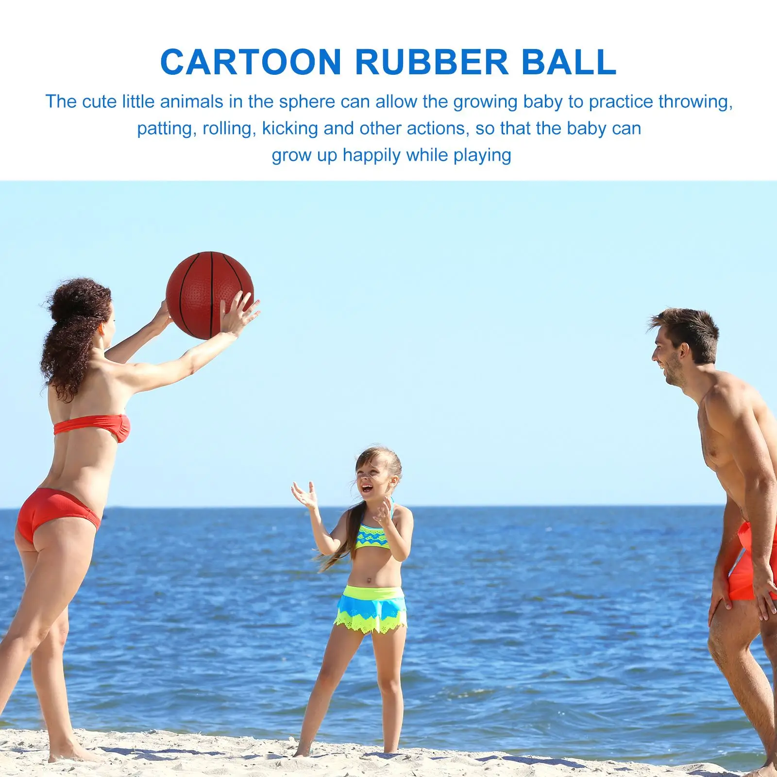 

1 Set/3pcs Inflatable Ball Toys Rugby Soccer Ball And Basketball With Pump