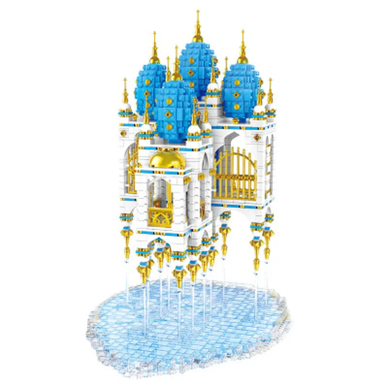 

IN STOCK 2660 PCS QL0959 Moc Advanced Model Street View Series The Floating Sky Castle Building Blocks Bricks Kids Toys