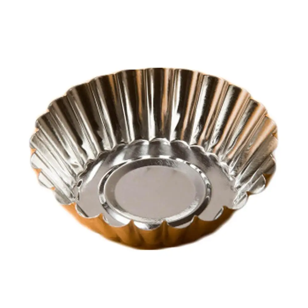 10 шт. жестяная форма для яиц диаметр 7 см антипригарная рябь пирога многоразовый