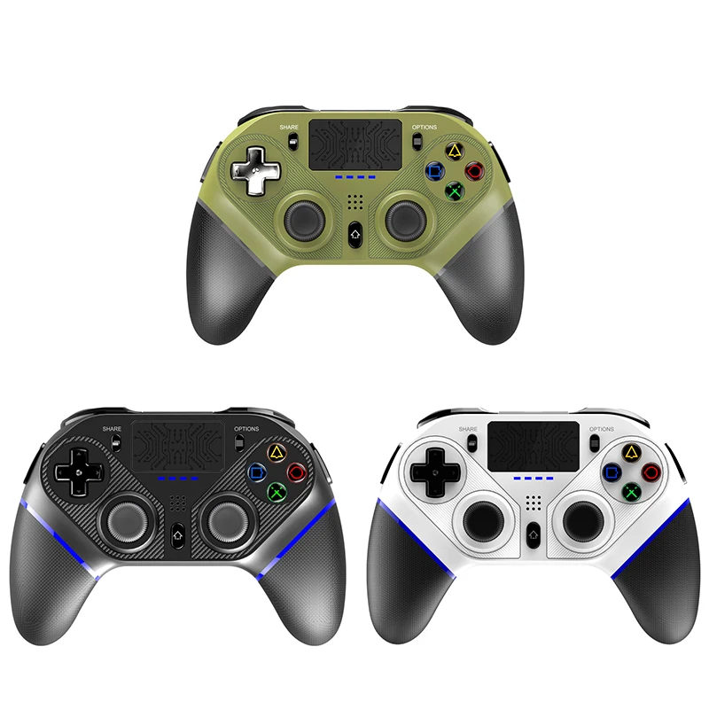 

New Gamepad For PS4 Pro Slim Controller For PS3 PC Wireless Joystick For Android iOS Game Handle