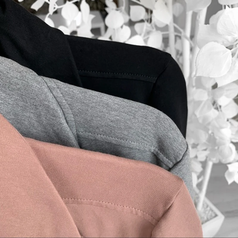 Повседневная Женская Осенняя куртка Тонкий длинный рукав женский пиджак Zippe плюс