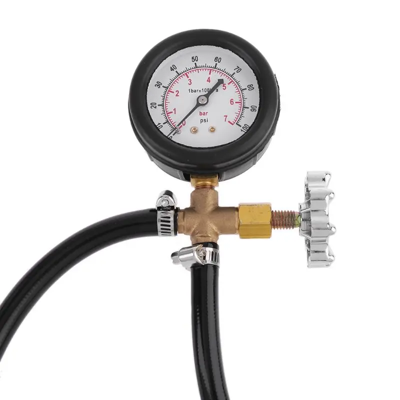 Манометр с клапаном 0 psi 7 бар|Манометры| |