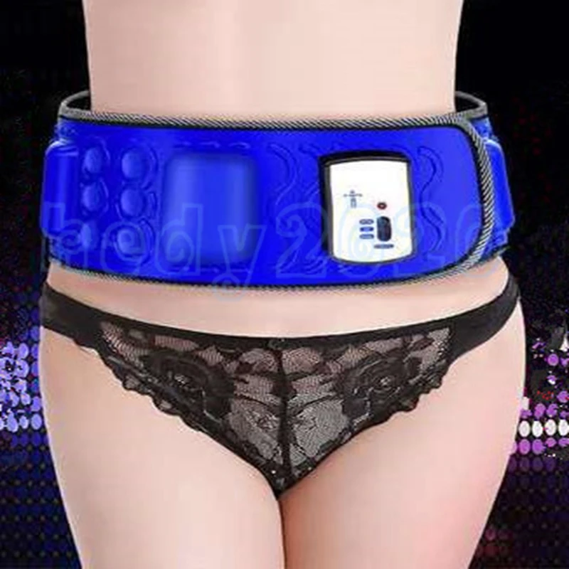 

60 шт. Электрический пояс для похудения фитнес-массаж X5 раз Sway Вибрация брюшной живот мышцы Талии Тренажер стимулятор