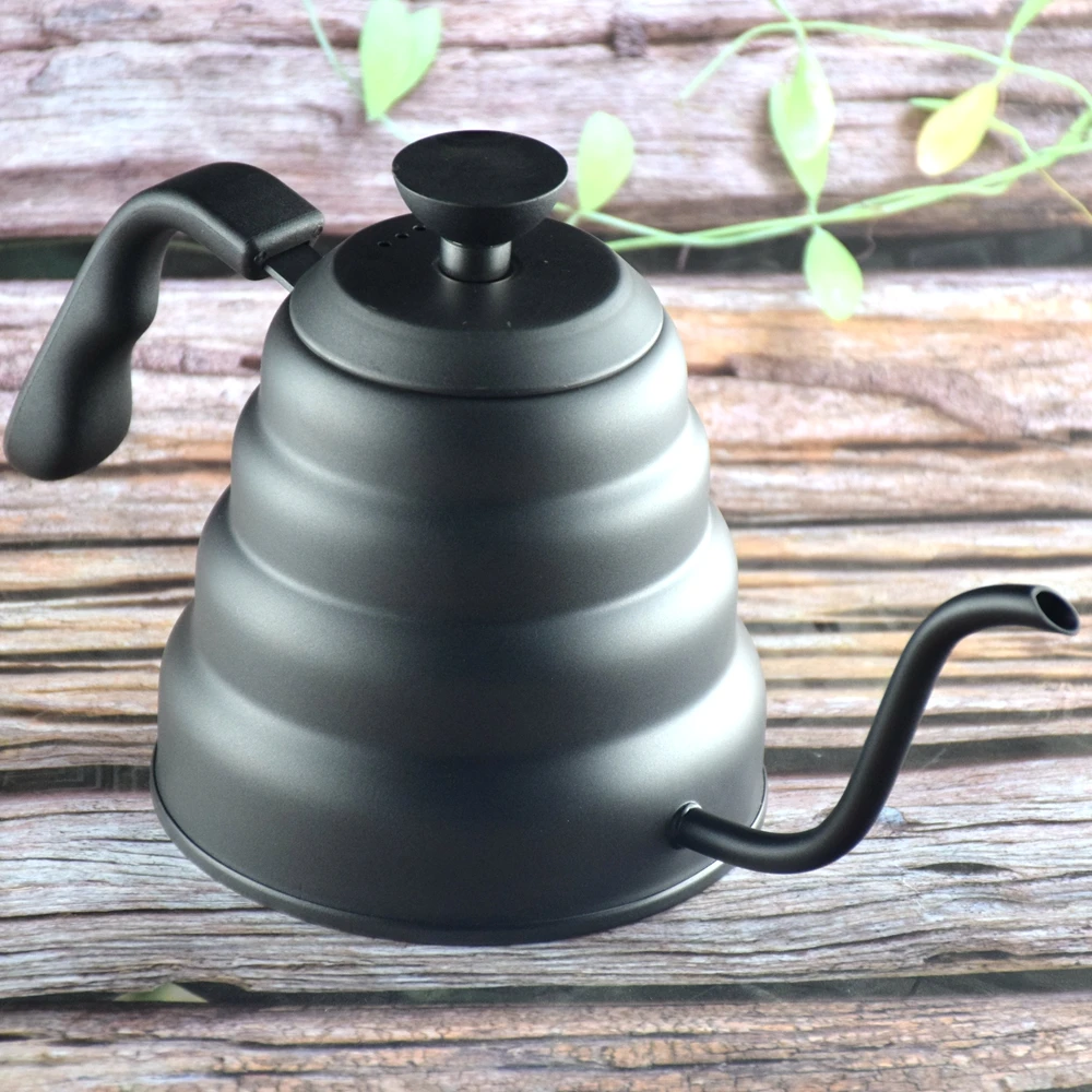 2018 Новый Одноцветный чайник с ручкой для капельного чая кофейник 1200 мл 304 из