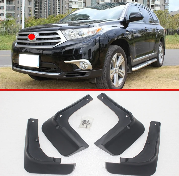 

Брызговики автомобильные для Toyota Highlander Kluger, 2011, 2012, 2013