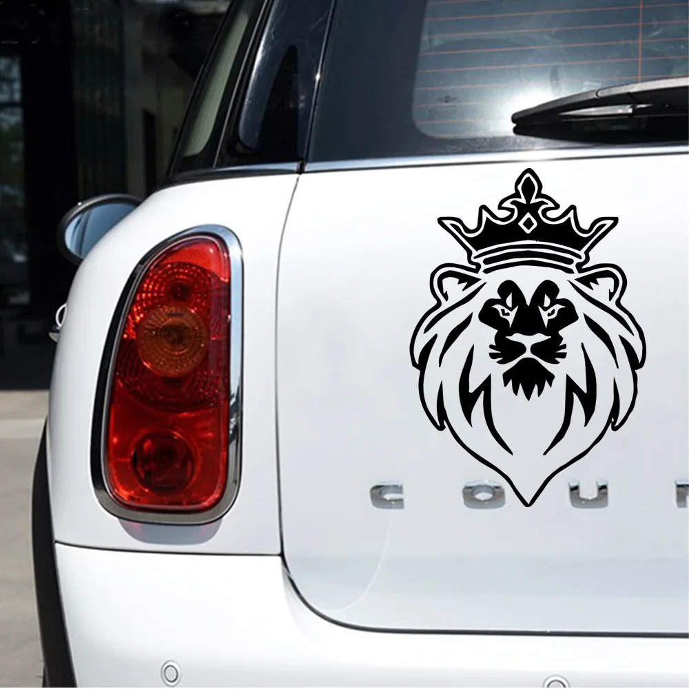 

Colorful Lion head Stickers For Cars Car Both Body Stickers Decal Car Wrap Vinyl Film Automobiles Products Car Accessories