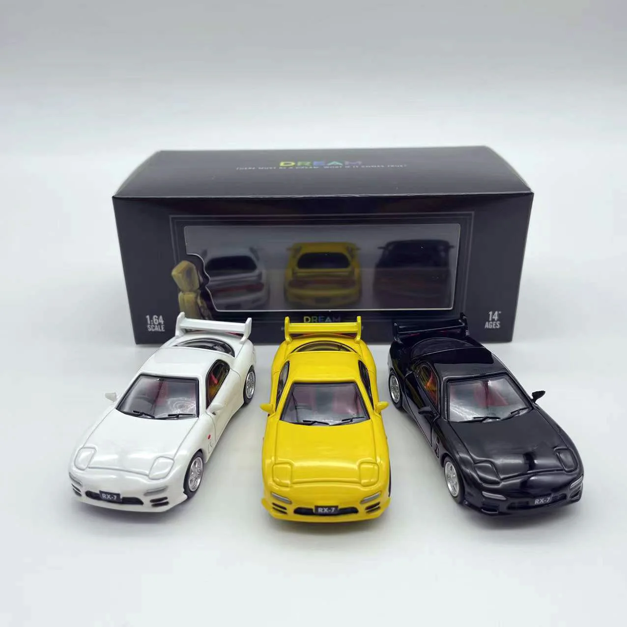 

Timemicro Mazd RX-7 FD серии мечты гоночный автомобиль JDM спортивный автомобиль литые игрушки 1:64 модель автомобиля с чехлом подарок для детей