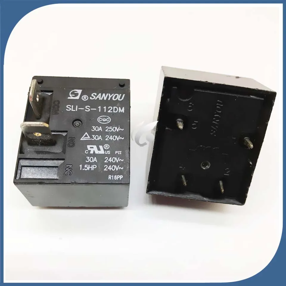 5pcs/set good working Original for SLI-S-112DM 4 feet of a group normally open 30A HF2160 T93 DC Mini Power Relay | Бытовая техника