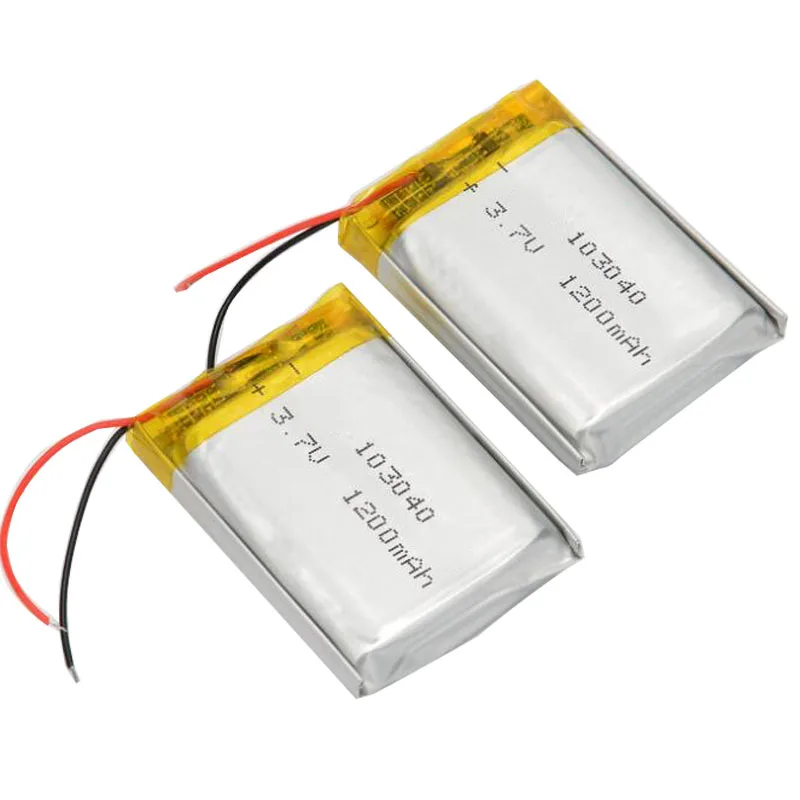 3,7 V 1200mAh 103040 литий-полимерная LiPo аккумуляторная батарея для MP3 MP4 gps psp VR DVR DVD мобильный видео игры планшет внешний аккумулятор