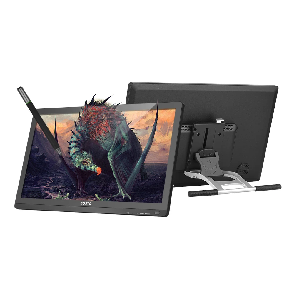BOSTO 22HD 21,5 дюймов ips HD живопись графика планшет монитор 8192 леверс давление чувствительность ручка дизайн рисунок Ddigital планшеты