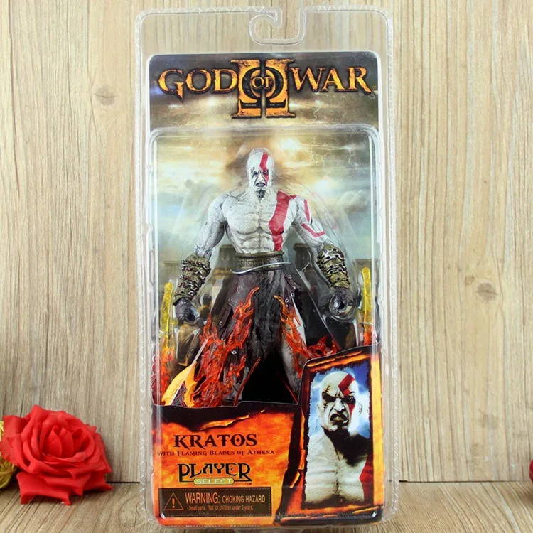 

GZTZMY NECA God of War 2 Figures Kratos Action Figure Kratos in Golden Fleece Armor with Medusa Head Toy for kids gifts