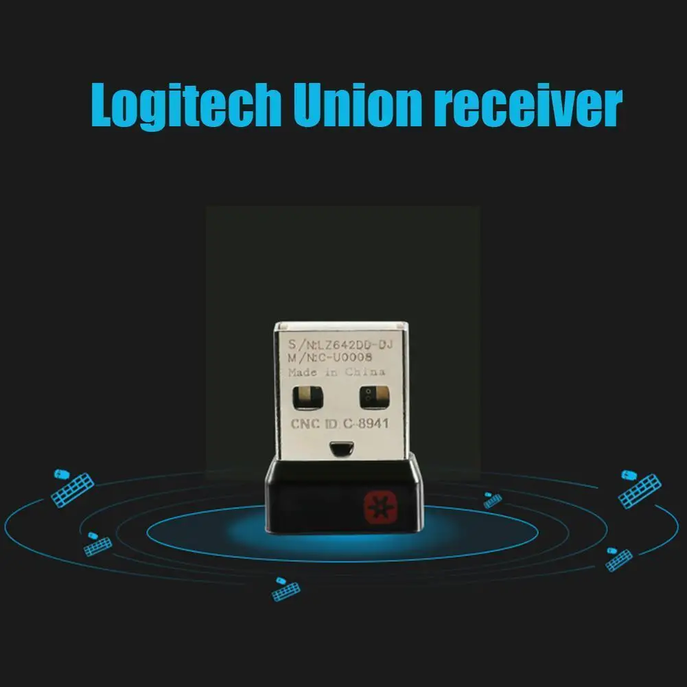

USB-адаптер беспроводной мини-USB Bluetooth-совместимый приемник для ноутбука Logitech Unifying Dongle аксессуары