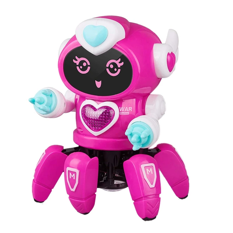 

Six Claws Musical Baby Toys Dancing Walking Robot for Kids with Music and LED Colorful Flashing Lights Singing