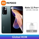 Xiaomi Redmi Note 11 Pro + с глобальной прошивкой, 128 ГБ256 ГБ, 120 Вт, диммируемая камера HyperCharge 920, камера 120 МП, Гц, AMOLED, NFC