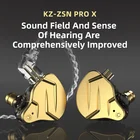 KZ ZSN Pro X Hybrid Driver 1DD 1BA HIFI наушники-вкладыши металлические наушники Спортивная гарнитура