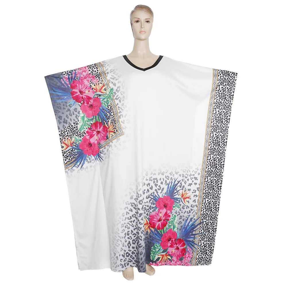 

Fashion White African dresses for women maxi ankara dresses dashiki print evening party long dress