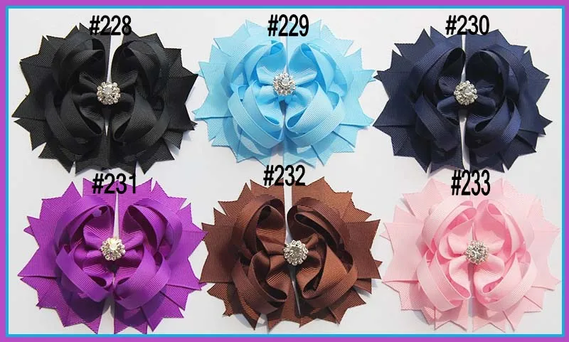 A B C D E F G Группа 300 шт 4," Вдохновленный Бутик слоистых волос лук символ волосы луки мультфильм девушка заколки для волос