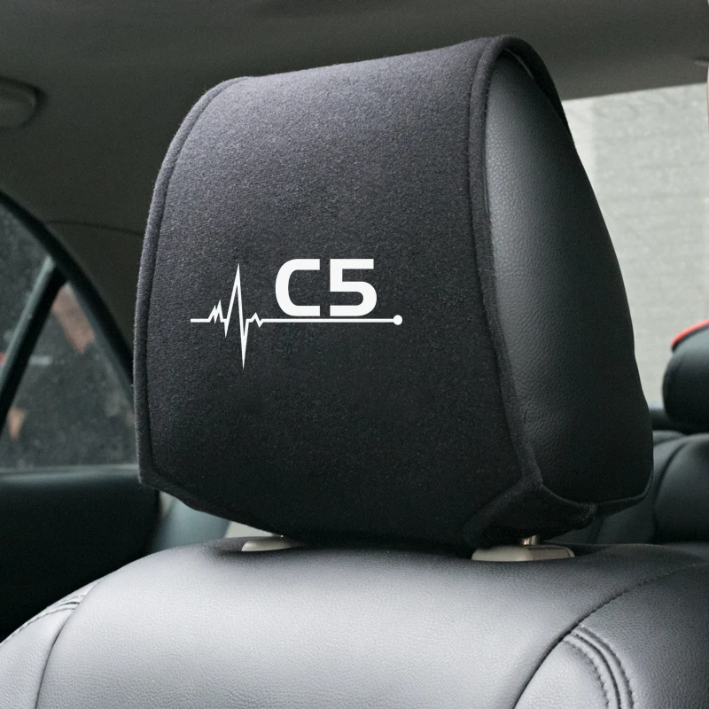 1PCS Car seat headrest cover for Citroen C5 Accessories | Tax Disc Holders