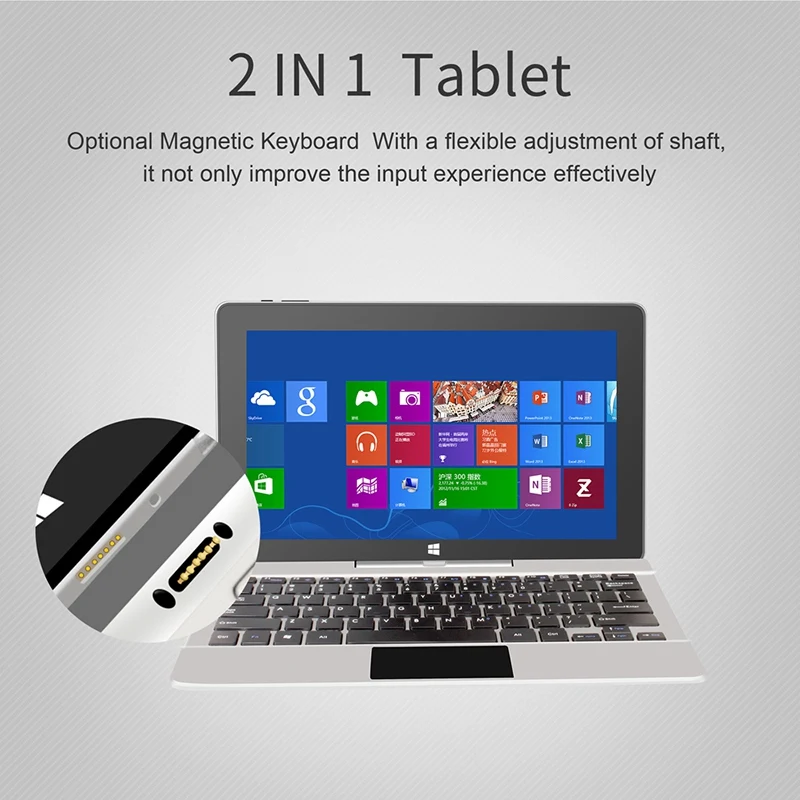 Планшет Jumper Ezpad 6 Pro 2 в 1 11 6-дюймовый Ips-экран 1080P Intel ГБ Ddr3 64 Гб Emmc Apollo Lake N3450 Windows 10 |