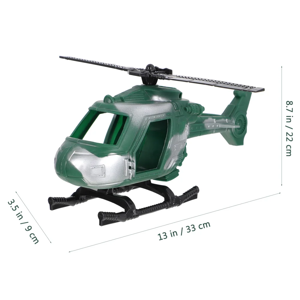 

1 Set Helicopter Soldiers Children Educational Plaything
