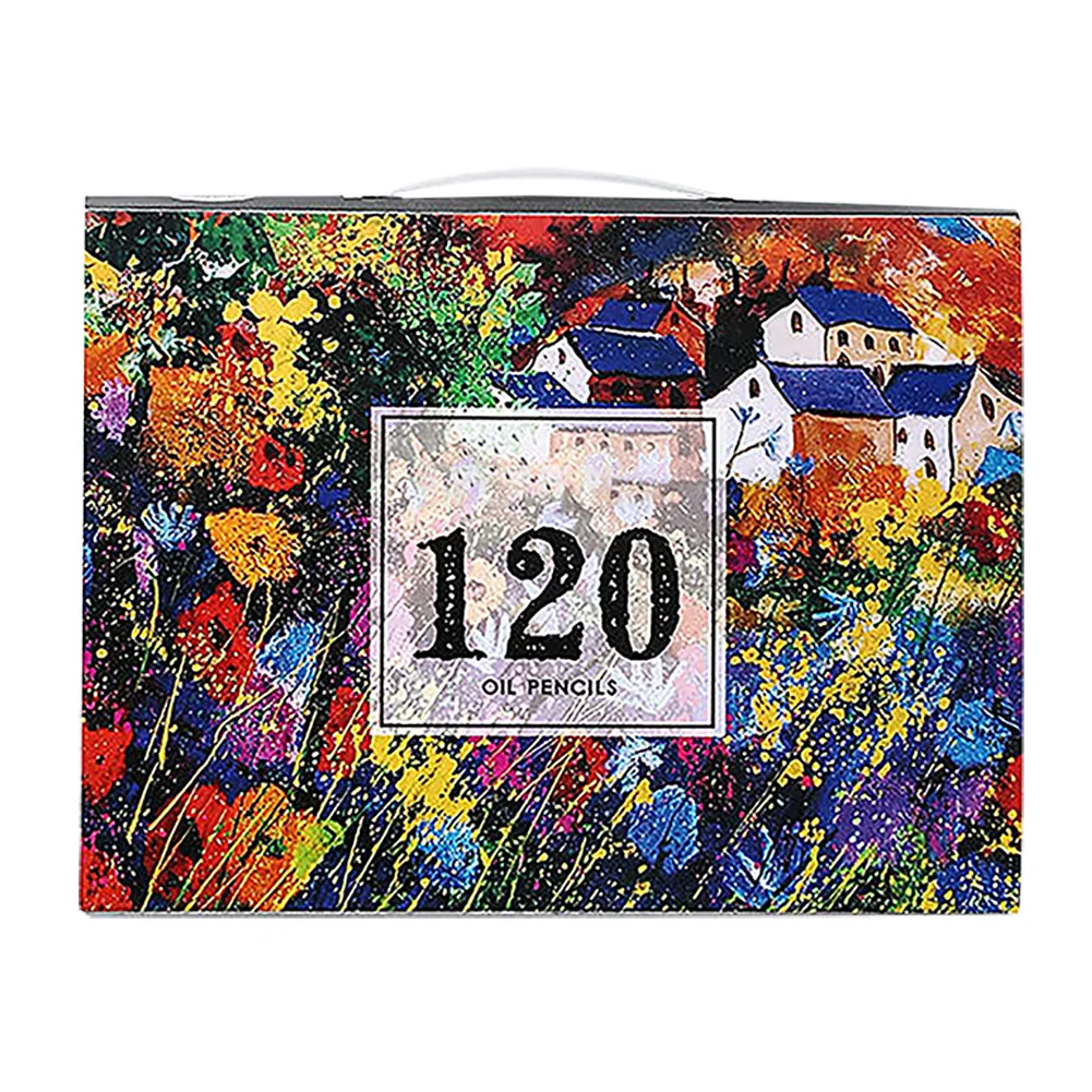 

120pcs Painting Tools Portable Wood School Supplies Beginners Color Pencil Set Home Gift For Kids Artists Office Adults Students