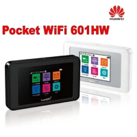 unlocked huawei 601hw 4g lte mobile wifi hotspot wireless router portable wifi hotspot with original box