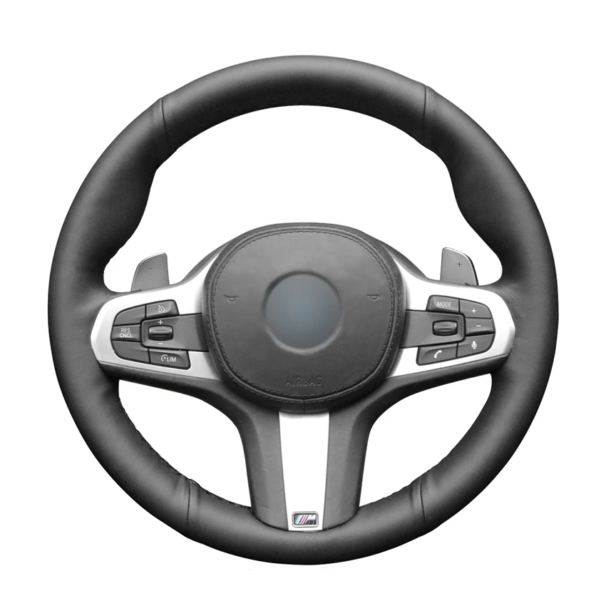 

Black PU Artificial Leather Car Steering Wheel Cover for BMW M Sport G20 G21 F40 F44 G22 G23 G30 G31 G32 G11 G12 G14 G15 G16 Z4